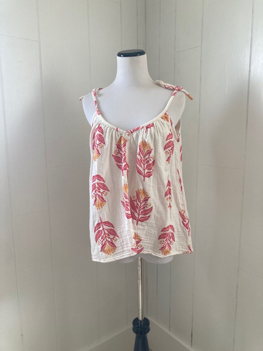 Old Navy Colorful Cotton Gauze Tank Top, Size XS
